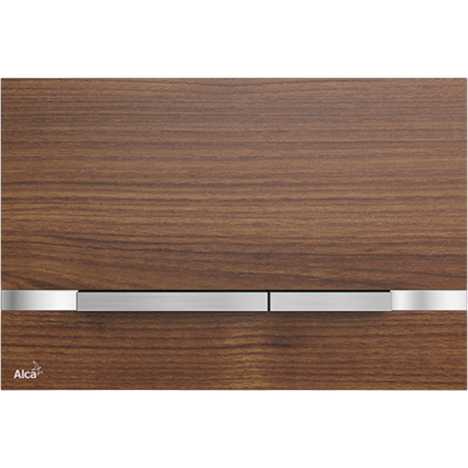 Кнопка управления ALCAPLAST FLAT металл, матовый, цвет Тик STRIPE-TEAK Кнопка управления ALCAPLAST FLAT металл, матовый, цвет Тик STRIPE-TEAK