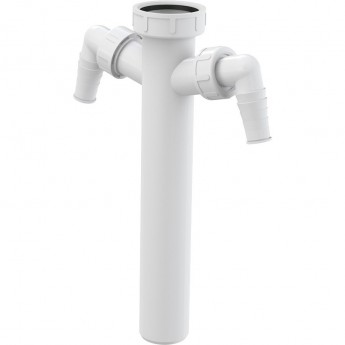 Переходник ALCAPLAST A44M-DN40 с накидной гайкой 6/4" и двумя подводками Переходник ALCAPLAST A44M-DN40 с накидной гайкой 6/4" и двумя подводками