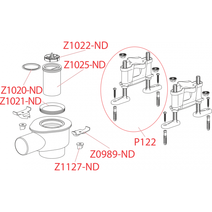 Ситечко ALCAPLAST Z1022-ND Ситечко ALCAPLAST Z1022-ND