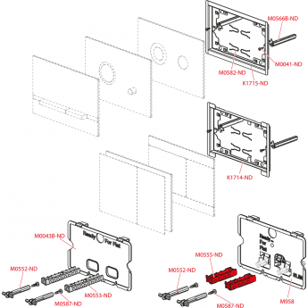 Толкатели ALCAPLAST M0555-ND Толкатели ALCAPLAST M0555-ND