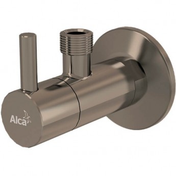 Угловой вентиль ALCAPLAST ARV001-N-B с фильтром 1/2"х3/8" никель матовый