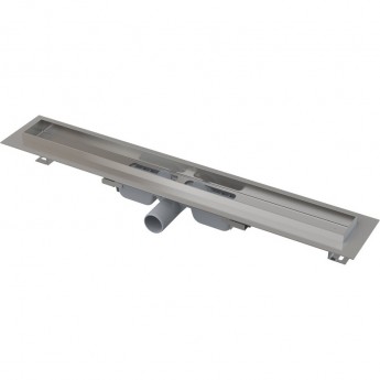 Водоотводящий желоб ALCAPLAST APZ106-950 PROFESSIONAL с порогами для цельной решетки, низкий, горизонтальный слив